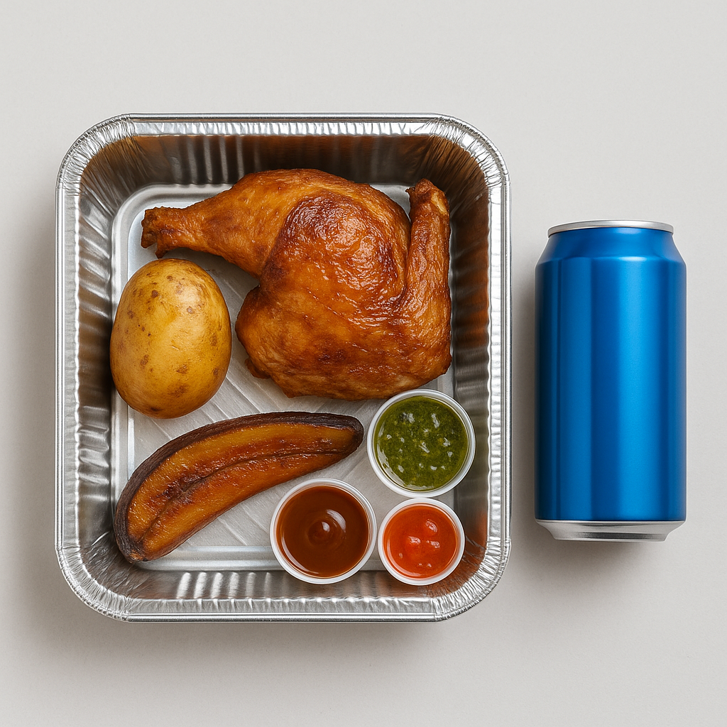 Quarter chicken meal with sides